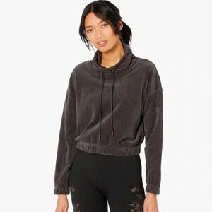 UGG Women's Calland Funnel Neck Top Sweatshirt Gray Size Medium